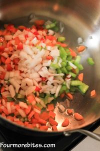 cooking veggies