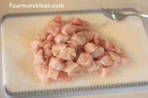 Cut up and seasoned chicken for instant pot chicken spaghetti